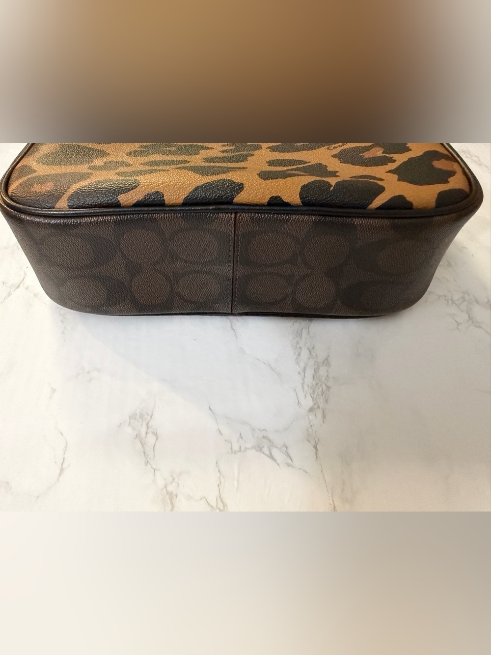 Coach Leopard Print Crossbody Bag in Brown and Black - Picture 7 of 11